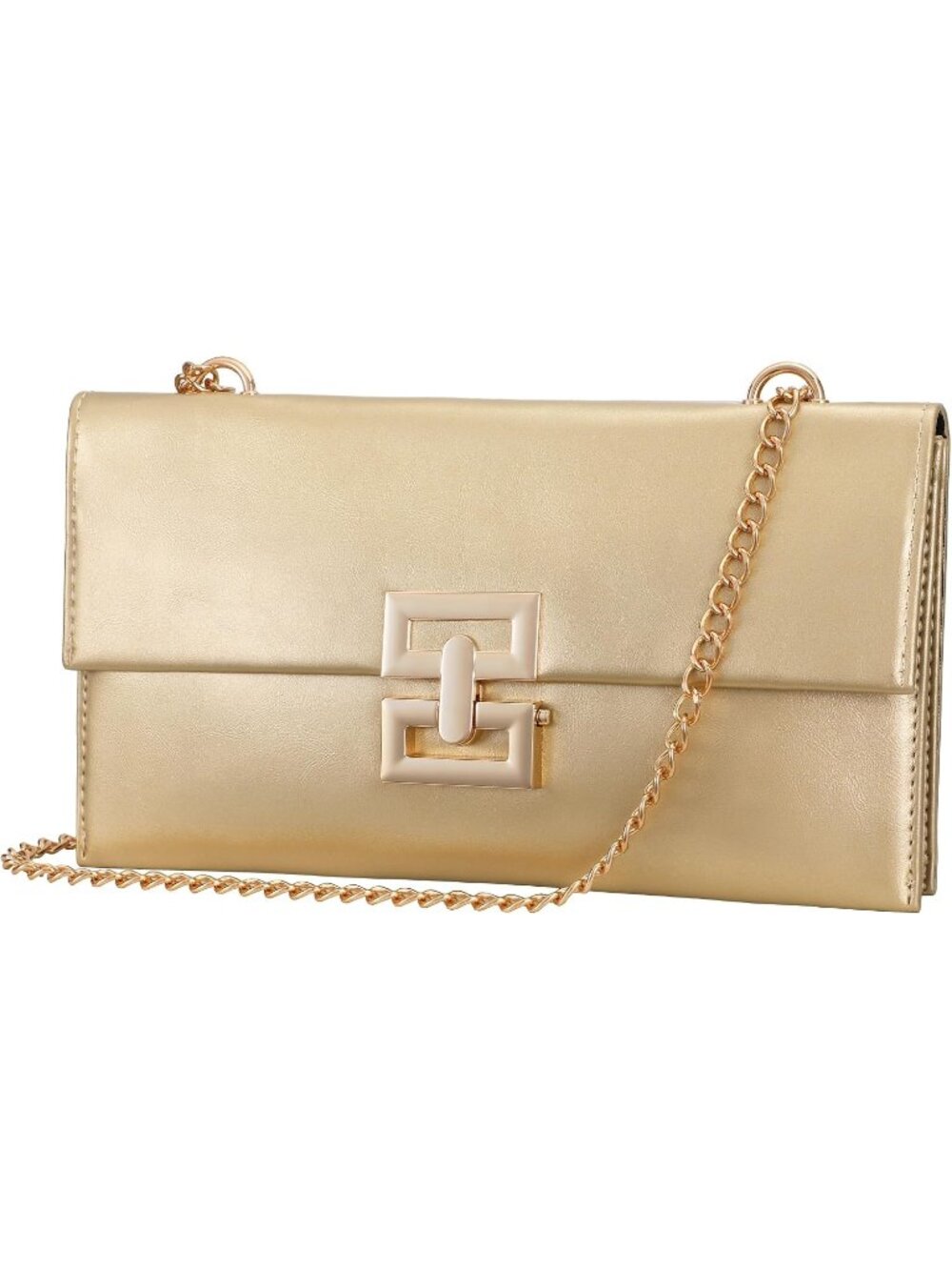 〽️Women's Gold Crocodile Leather Adjustable Texture Gold Chain Hobo Shoulder Bag